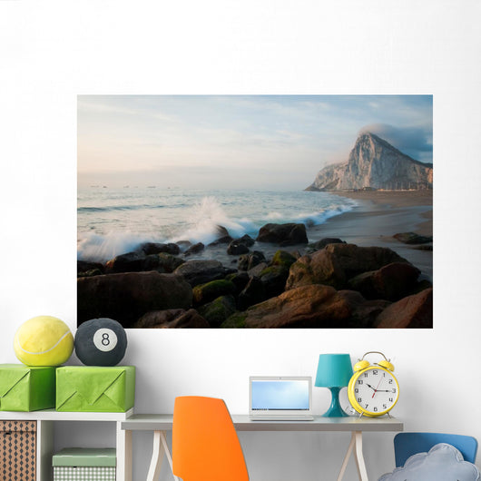 Crashing Waves of Gibraltar Wall Mural