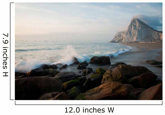 Crashing Waves of Gibraltar Wall Mural