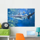 Big Shark in Water Wall Mural