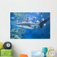 Big Shark in Water Wall Mural