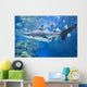 Big Shark in Water Wall Mural