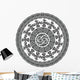 American Culture Pattern Editable Vector Illustration Wall Decal