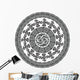 American Culture Pattern Editable Vector Illustration Wall Decal