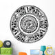 American Culture Pattern Editable Vector Illustration Wall Decal