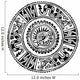 American Culture Pattern Editable Vector Illustration Wall Decal