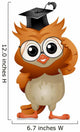 Owl Eyeglasses Wall Decal