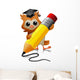 Owl Writing Wall Decal