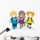 Kids Going to School Wall Decal