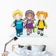 Kids Going to School Wall Decal