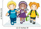 Kids Going to School Wall Decal