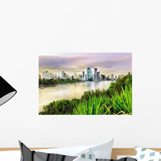 Brisbane Evening Wall Decal