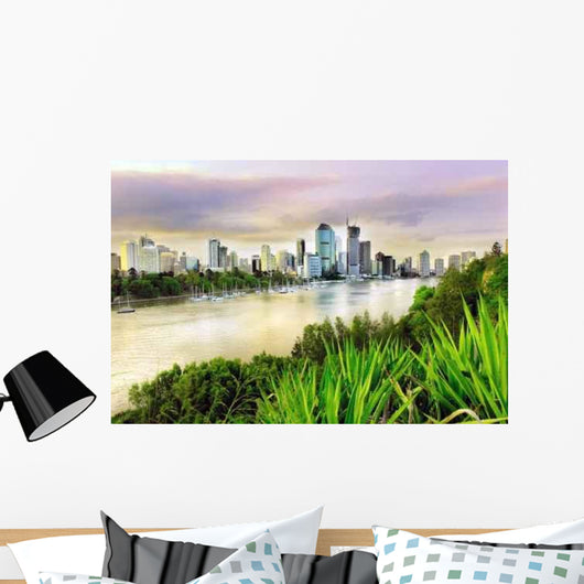 Brisbane Evening Wall Decal