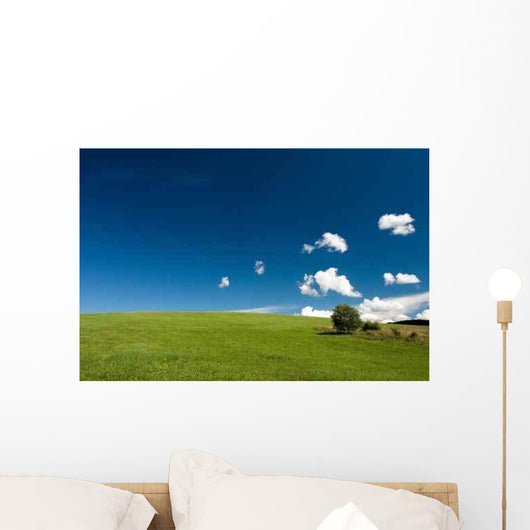 Summer Abstract Landscape Wall Decal