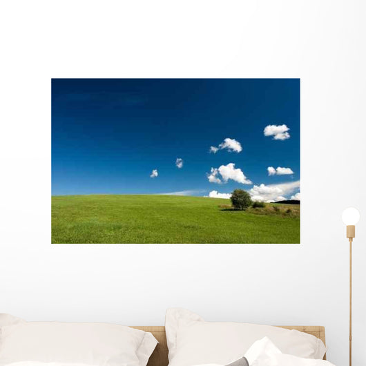 Summer Abstract Landscape Wall Decal