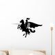 Knight on horse Wall Decal