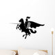 Knight on horse Wall Decal