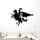 Knight on horse Wall Decal