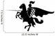 Knight on horse Wall Decal