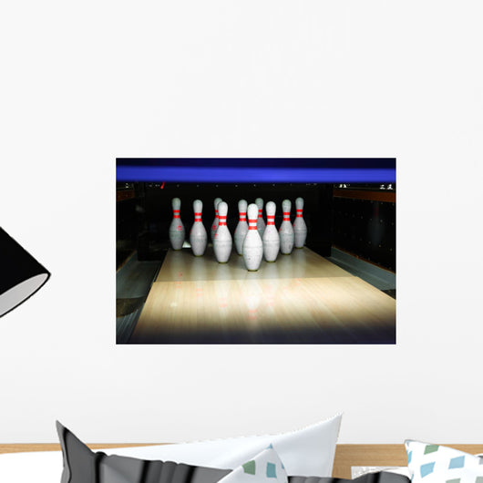 Bowling Pins Wall Mural