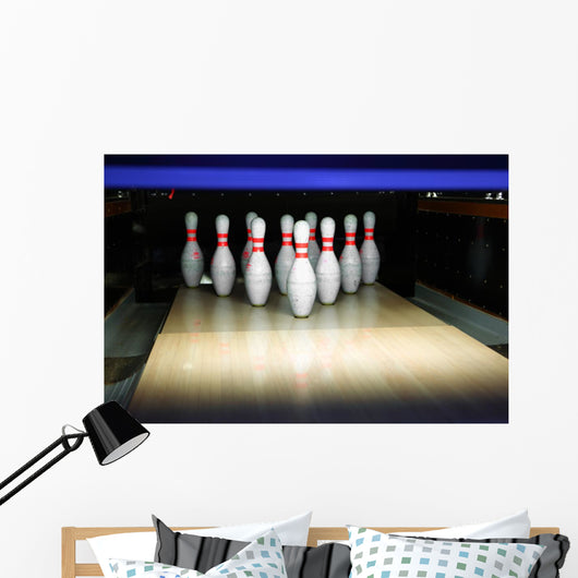 Bowling Pins Wall Mural
