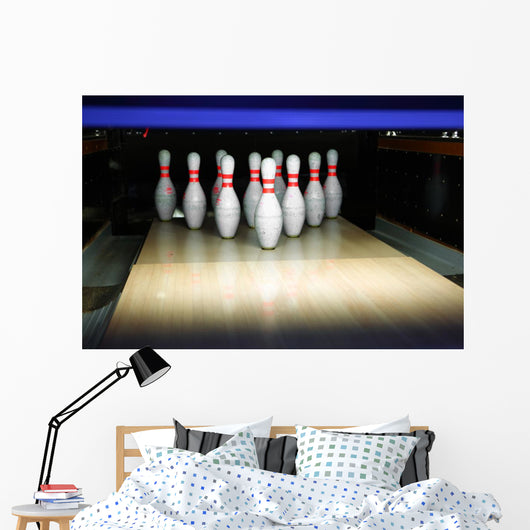 Bowling Pins Wall Mural