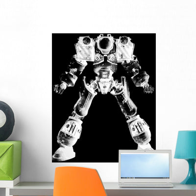 Iron Man Desert Ready Wall Mural shown on a wall
