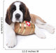 A Saint Bernard puppy with rescue barrel around the neck Wall Decal