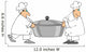 Two Chefs Carrying a Large Pot Wall Decal