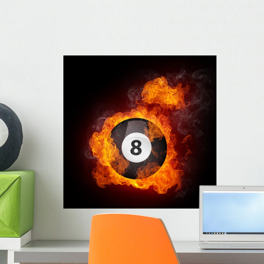 Pool Billiards Ball Wall Mural