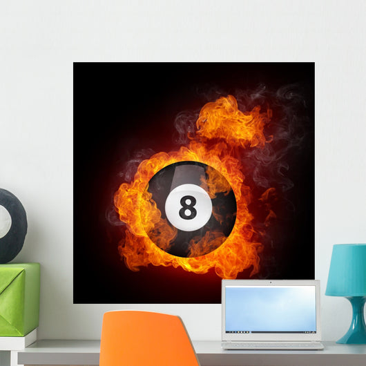 Pool Billiards Ball Wall Mural