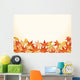 Leaves Fall Wall Mural