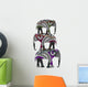 Circus Elephants Wall Decal