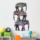 circus elephants Wall Decal