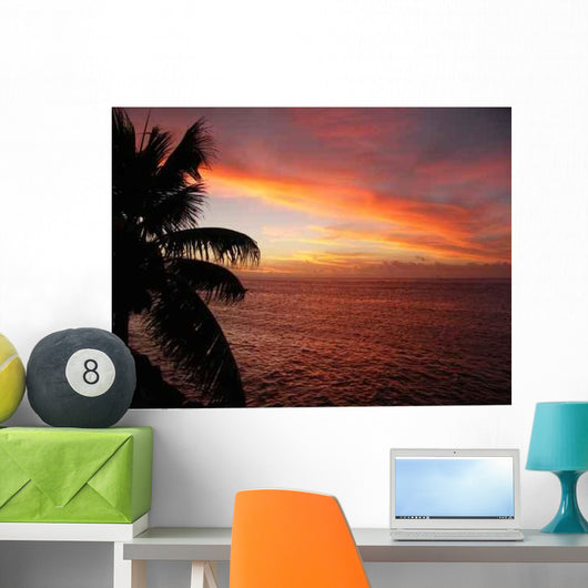 Tahiti Sunset Wall Decal