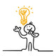 figure has idea Wall Decal