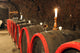 wine glass and candlelight. Wall Mural