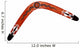 Australian Sun Boomerang Wall Decal