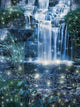Magic Night Waterfall Scene Wall Decal