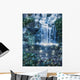 Magic Night Waterfall Scene Wall Decal