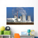nuclear power plant over the agriculture field Wall Mural