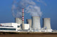 nuclear power plant over the agriculture field Wall Mural