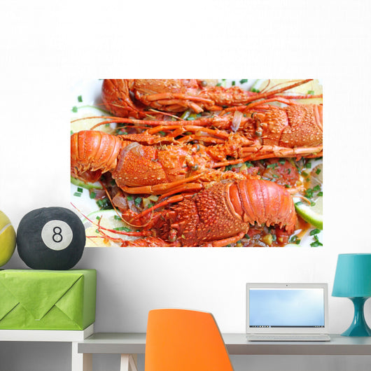 Lobsters Cooked Wall Mural