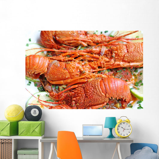 Lobsters Cooked Wall Mural