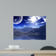 Colorful Space Landscape Wall Mural