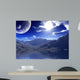 Colorful Space Landscape Wall Mural