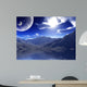 Colorful Space Landscape Wall Mural