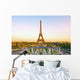 Eiffel Tower at Sunset in Paris Wall Mural