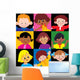 Portraits Happy Children Different Wall Mural