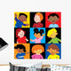 Portraits Happy Children Different Wall Mural