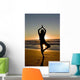 Activity Yoga Sunrise Wall Decal Design 1